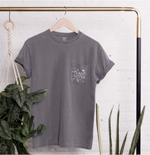 Load image into Gallery viewer, Plant Witch Vintage Pocket T-Shirt | Charcoal