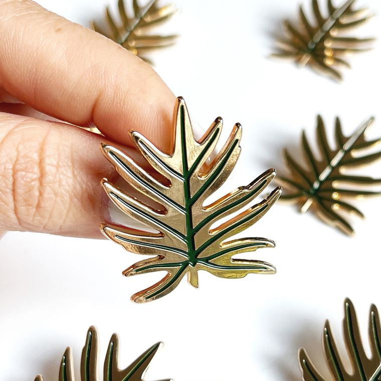 Philodendroni Leaf Plant Pin